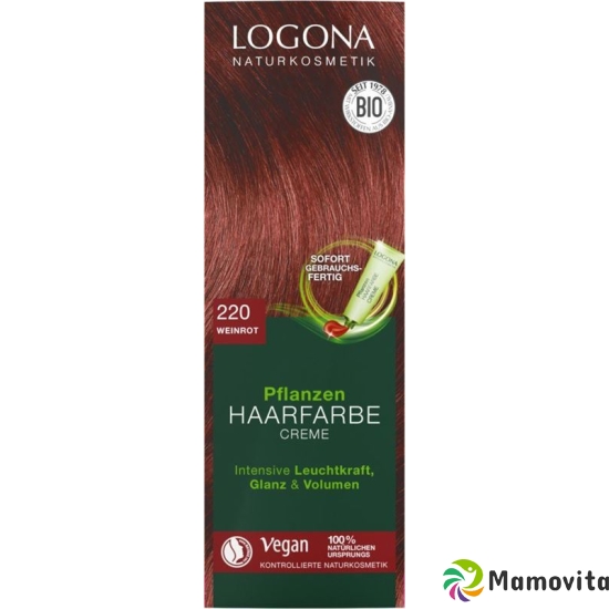 Logona Phf Creme 220 Weinrot Tube 150ml buy online