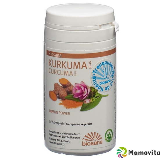 Biosana Kurkuma Plus Kapseln Dose 70 Stück buy online