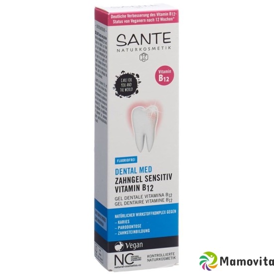 Sante Dent Med Zahngel Vit B12 ohne Fluorid 75ml buy online