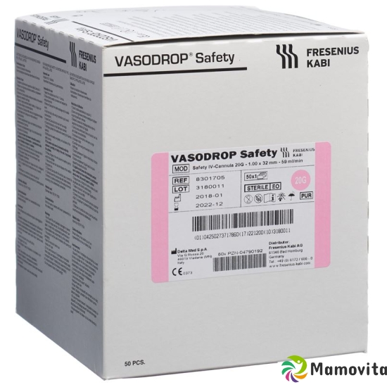 Vasodrop Safety 20g 32mm/s 50 Stück buy online