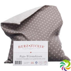 Herzzucker Raps-wärmekissen 26x21cm Sternch Beige