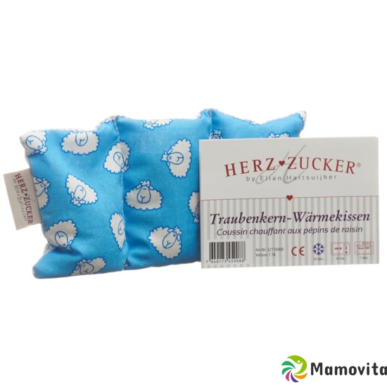 Herzzucker grape seed pillow 18x14cm baby sheep buy online