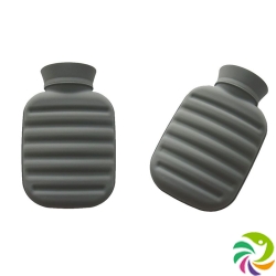 Silipon hot water bottle 1L anthracite Made of silicone