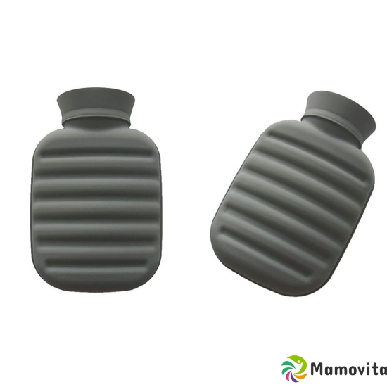 Silipon hot water bottle 1L anthracite Made of silicone buy online