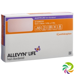 Allevyn Life Non-Bordered 10x20cm 10 Stück