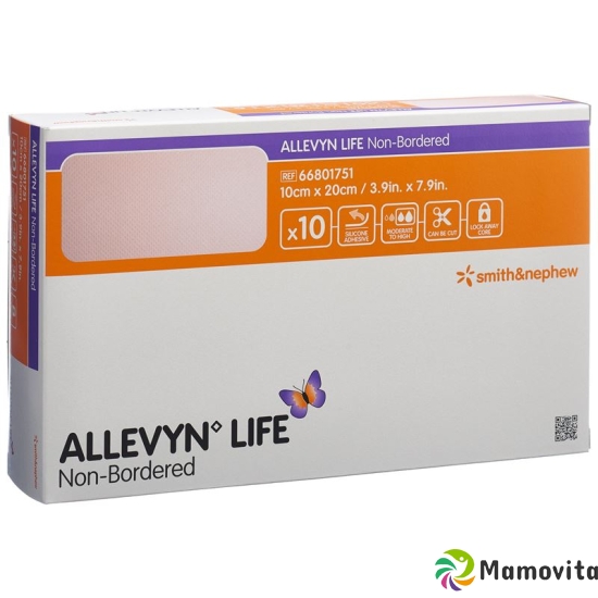 Allevyn Life Non-Bordered 10x20cm 10 Stück buy online