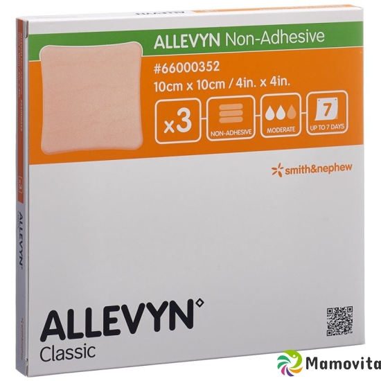 Allevyn Non-Adh Wundverband 10x10cm 3 Stück buy online