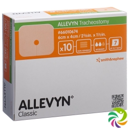 Allevyn Tracheostomy Wundverband 4x6cm 10 Stück