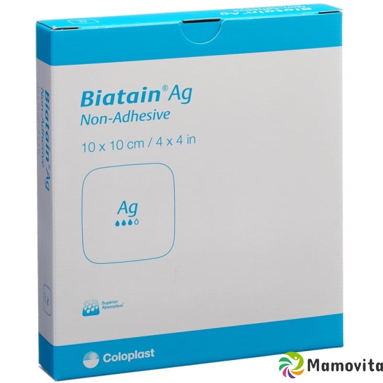 Biatain Ag Non-Adhesive 10x10cm 5 Stück buy online