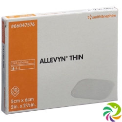 Allevyn Thin Wundverband 5x6cm 10 Stück