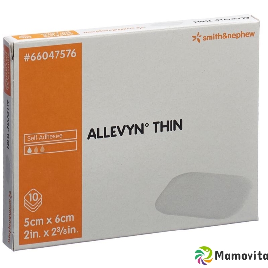 Allevyn Thin Wundverband 5x6cm 10 Stück buy online