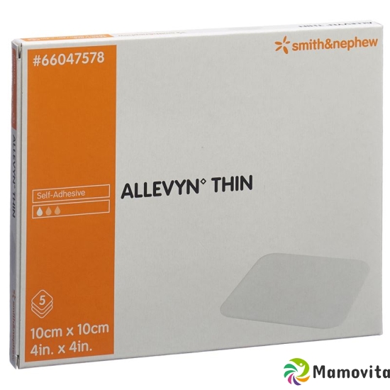 Allevyn Thin Wundverband 10x10cm 5 Stück buy online