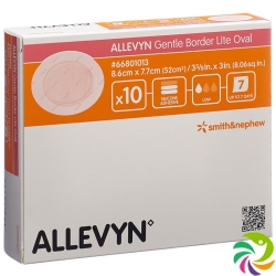 Allevyn Gb Lite Oval 8.6x7.7cm 10 Stück