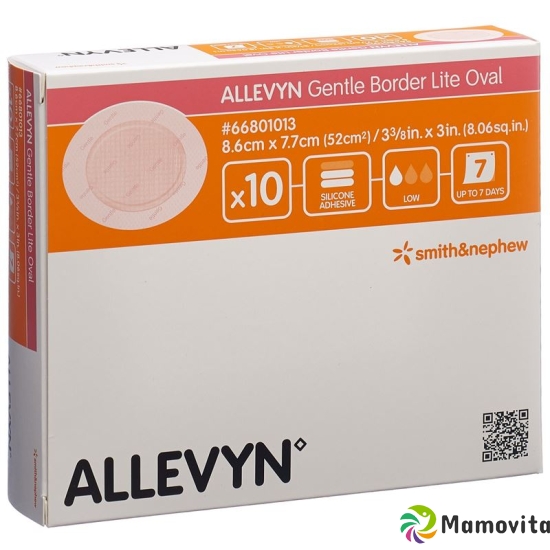 Allevyn Gb Lite Oval 8.6x7.7cm 10 Stück buy online