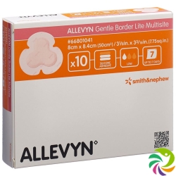 Allevyn Gb Lite Multisite 8x8.4cm 10 Stück