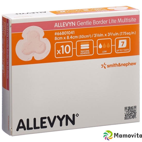 Allevyn Gb Lite Multisite 8x8.4cm 10 Stück buy online