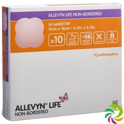 Allevyn Life Non-Bordered 16x16cm 10 Stück