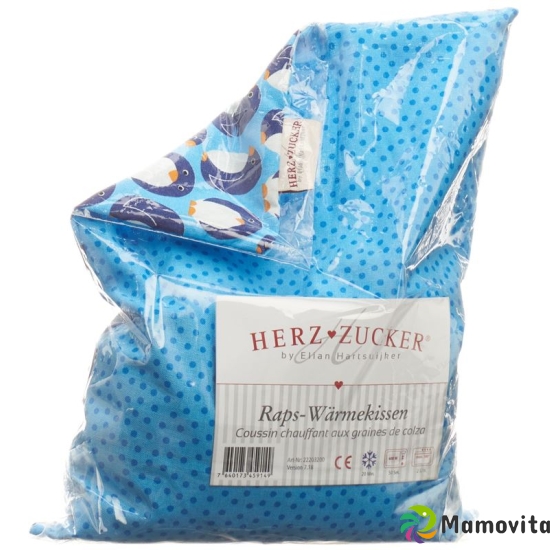 Herzzucker rapeseed heat pillow 26x21cm penguin buy online