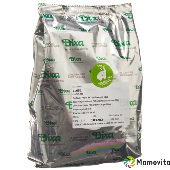 Dixa Tausendguldenkraut Pheur Bio Geschn 500g buy online