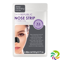 Skin Republic Charcoal Nose Strips Beutel 6 Stück