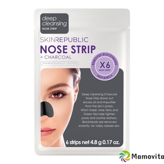 Skin Republic Charcoal Nose Strips Beutel 6 Stück buy online