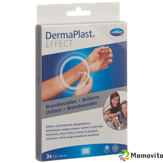 Dermaplast Effect Burns plaster size 75x100mm 3 pieces buy online