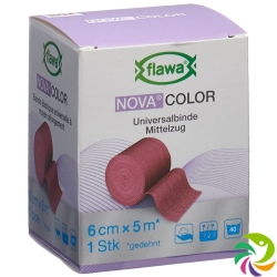 Flawa Novacolor Idealbandage 6cmx5m red