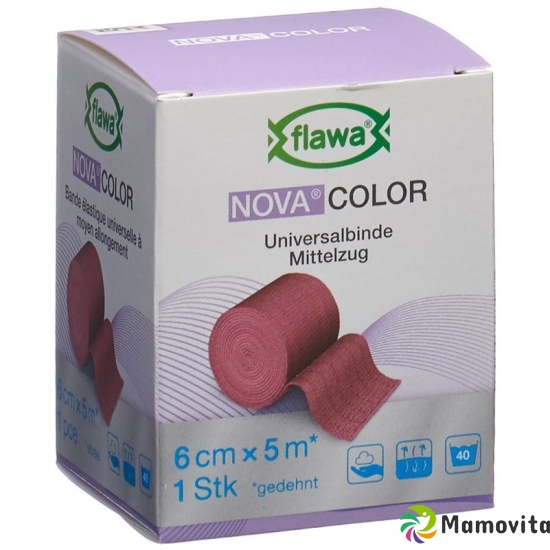 Flawa Novacolor Idealbandage 6cmx5m red buy online