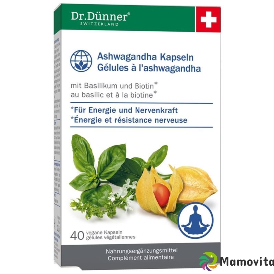 Dr. Dünner Phytoworld Ashwagandha Basil Biotin Capsules 40 Pieces buy online