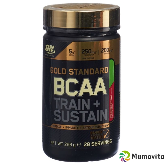 Optimum Bcaa Gold Std.t&s Strawberry&kiwi 266g buy online