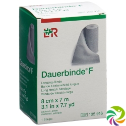 L&r Dauerbinde F 8cmx7m