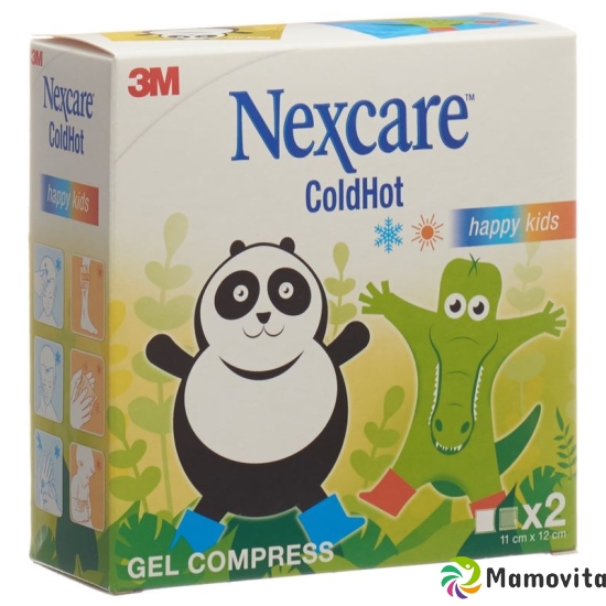 3M Nexcare Coldhot 12x11cm Happy Kids 2 Pieces buy online