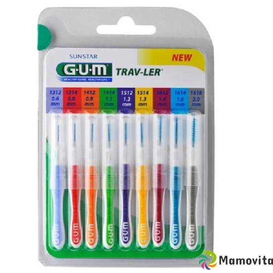 Gum Trav-Ler Interdental Bürsten 9 Grössen 9 Stück buy online