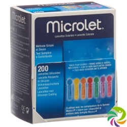 Microlet (pi) Lanzetten Farbig 200 Stück