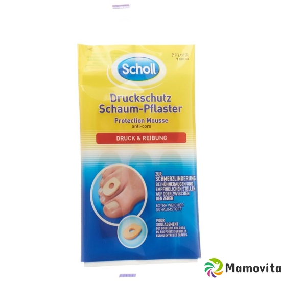 Scholl (pi) Druckschutz Schaum Pflaster Beutel 9 Stück buy online