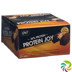 Qnt 36% Protein Joy Bar Low Sug Cook&cre 12x 60g