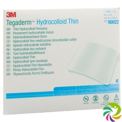 3M Tegaderm Hydrokolloid Thin 10x10cm Quadra 5 Stück