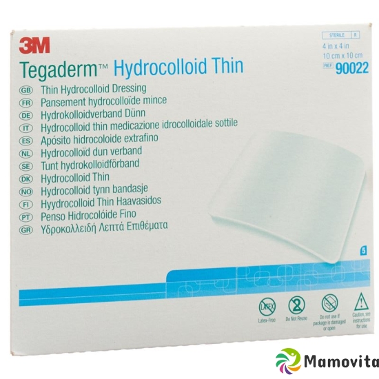 3M Tegaderm Hydrokolloid Thin 10x10cm Quadra 5 Stück buy online