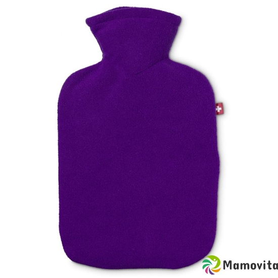 Emosan hot water bottle classic 1.8L fleece violet buy online