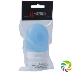 Herba Silikon Reiseflasche mit Saugna 37ml Blau