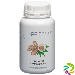 Goodness Bio-Ingwerpulver Kapseln 400mg Dose 90 Stück