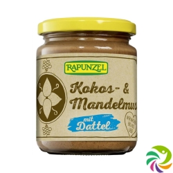 Rapunzel Kokos-Mandelmus mit Dattel Glas 250g