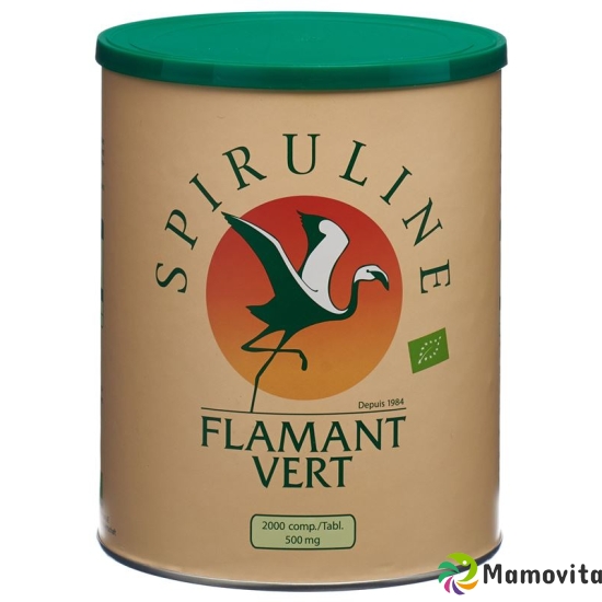 Spirulina Flamant Vert Bio Tabletten 500mg 2000 Stück buy online