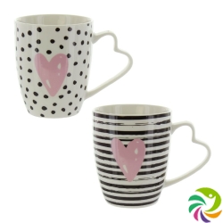 Herboristeria Tasse Pink Heart Ass