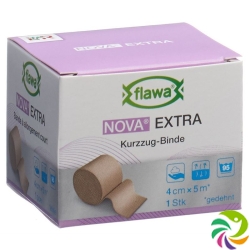 Flawa Nova Extra short stretch bandage 4cmx5m tan