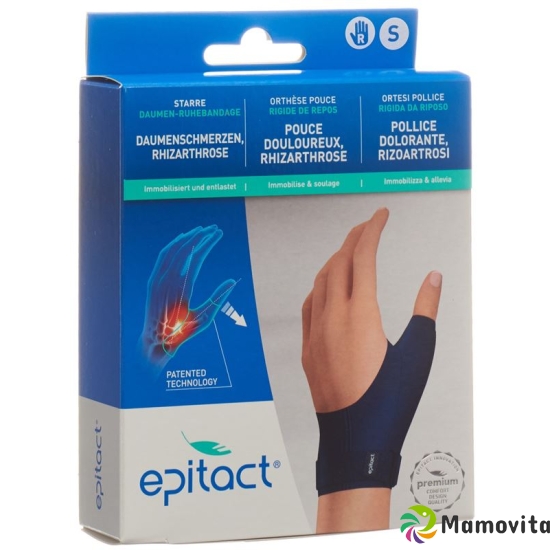 Epitact Rigid Thumb Rest Bandage S Right buy online