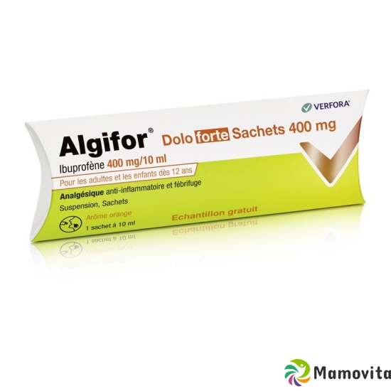 Algifor Dolo Forte Suspension 400mg Muster F 10x 10ml buy online