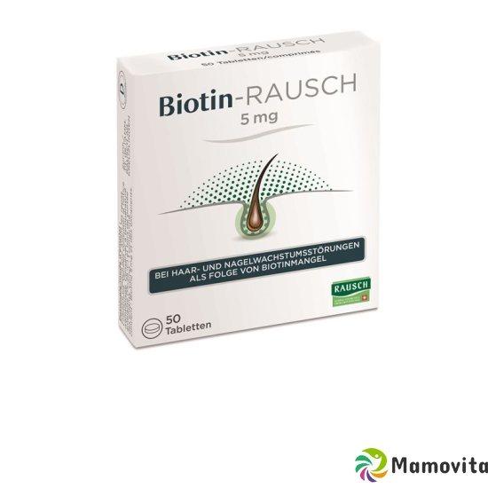 Biotin Rausch Tabletten 5mg 50 Stück buy online