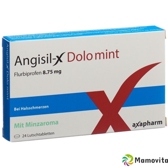 Angisil-x Dolo Lutschtabletten 8.75mg Mint 24 Stück buy online