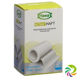 Flawa Nova Haft Cohesive Gauze Bandage 8cmx4m